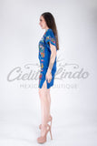 San Miguel Fine Dress Royal blue - Cielito Lindo