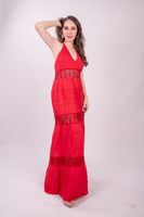 Valentina Halter Maxi Dress