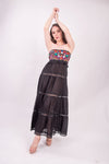 Vallarta Black Strapless Maxi Dress