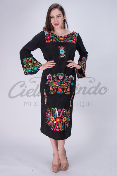 La Mexicana Handmade Embroidered Dress Cielito Lindo La Mexicana Handmade Embroidered Dress Cielito Lindo