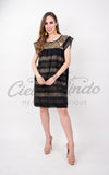 Oaxaca Black Loomed Dress - Cielito Lindo