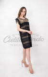 Oaxaca Black Loomed Dress - Cielito Lindo