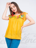 Blouses Yaritza Mexican Blouse Yellow