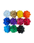 Handmade Sateen Floral Clip /5 Inc W x 5.5 Inc L