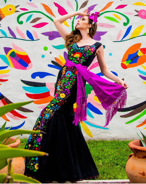 Paloma Negra Formal Dress - Made to order Cielito Lindo Paloma Negra Formal Dress - Made to order Cielito Lindo