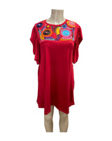 Artesana Embroidered Dress with Pockets
