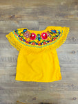Mexican Girls Off-Shoulder Yellow Top