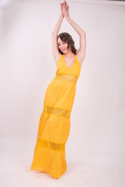 Valentina Halter Maxi Dress