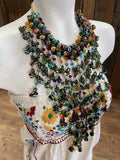 Jarritos Black/Multicolor Maxi Necklace & Earrings