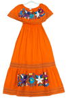 Off the Shoulder Victoria Dress Orange