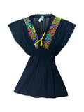 Mexican Jazmin V-neck Top - Cielito Lindo