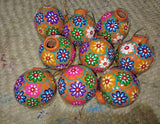 Christmas Hand Painted Clay Ornaments