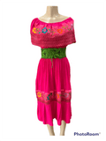 Mexican Campesina Rayón Dress